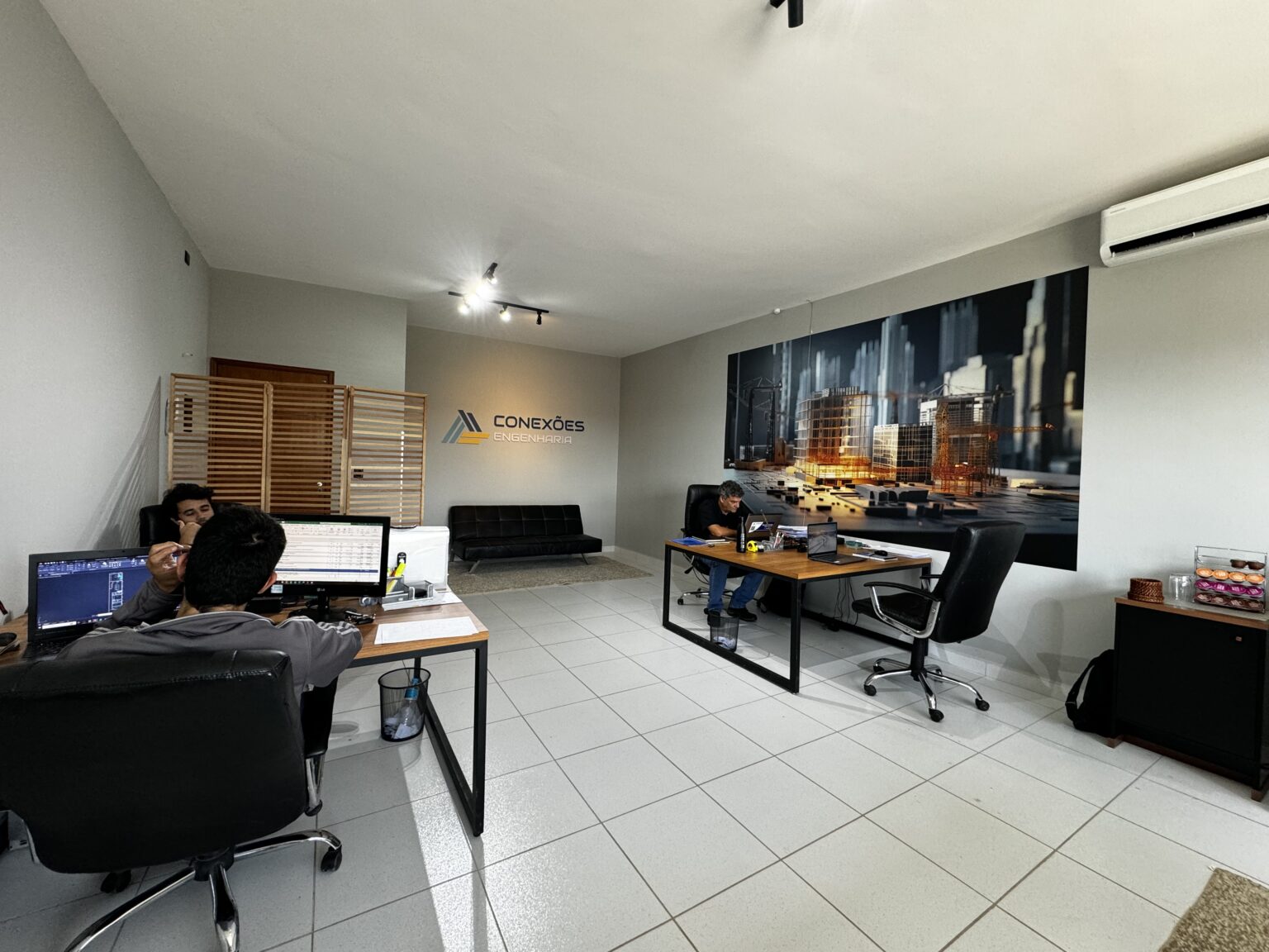 Escritório da Conexões Engenharia em Atibaia